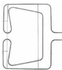 картинка Нагревающий элемент 2100W 400V L 465mm W 480mm H 10mm пробка ø 6,5 mm цепи топления 1 печь 160631 от магазина Одежда+