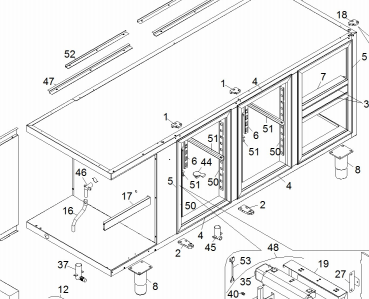 картинка Деталировка для прилавка-витрины Angelo-Po 6ERBA от магазина Одежда+