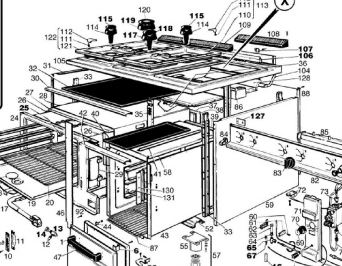 картинка Деталировка для плиты с панелью накаливания Angelo-Po 72VAGG от магазина Одежда+