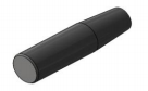 картинка ДВЕРНАЯ РУЧКА ИЗ ЧЕРНОГО БАКЕЛИТА ЭФЕС DOOR HANDLE, BLACK BAKELITE HILT PRR 52/9 COMM-0126 от магазина Одежда+