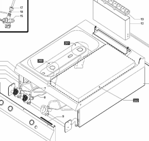 картинка Деталировка для плиты с панелью накаливания Angelo-Po 1D0FA5 от магазина Одежда+