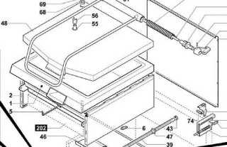 картинка Деталировка для сковороды опрокидывающайся Angelo-Po 2A1BR2G от магазина Одежда+