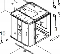картинка Деталировка для пароконвектомата газ. Angelo-Po BX122G от магазина Одежда+