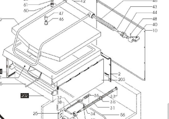 картинка Деталировка для сковороды опрокидывающайся Angelo-Po 1A1BR1E от магазина Одежда+