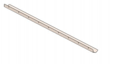 картинка ПРОКЛАДКА ДВЕРИ " СНИЗУ" - НЕРЖАВЕЮЩАЯ СТАЛЬ DOOR GASKET "BOTTOM" - STAINLESS STEEL PRR 30/5 PDSR-0049 от магазина Одежда+