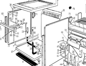 картинка Деталировка для электрической макароноварки Angelo-Po 30CPSE от магазина Одежда+