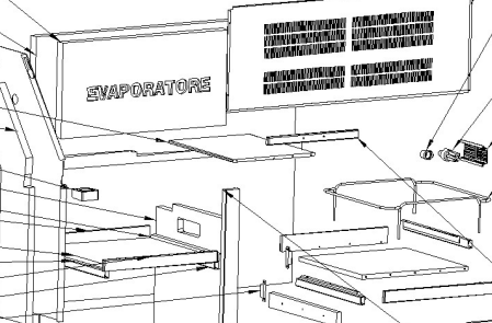 картинка Деталировка для охлаждающей витрины Angelo-Po ERP13AE от магазина Одежда+