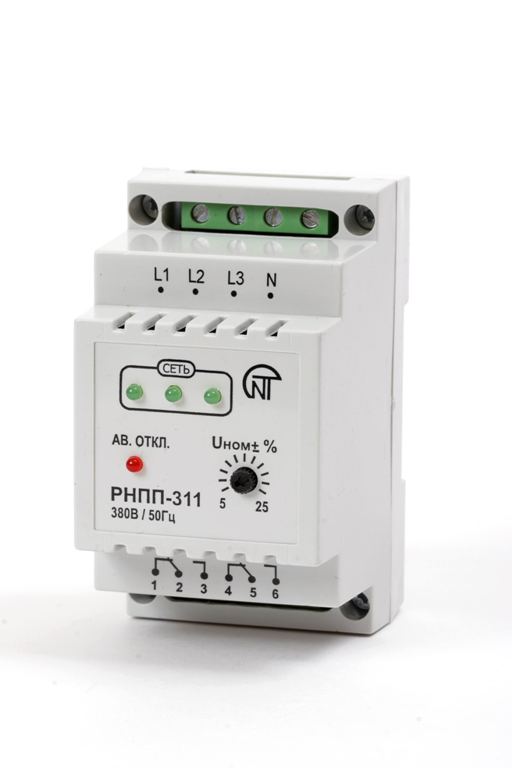 картинка Реле напряжения РНПП -311 трехфазное  не регулируемое  DIN (ЕЛ -12) от магазина Одежда+