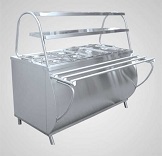 картинка Мармит 2-х блюд ЭМК-70М-01 паровой (две полки,  подсветка,с гастроемкостями, 1500 мм) от магазина Одежда+