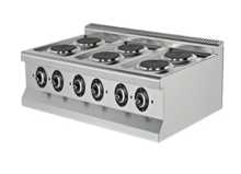 картинка Плита электрическая с 6 круглыми конфорками Fornazza 20018007 от магазина Одежда+