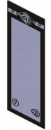 картинка СТЕКЛО ДВЕРИ-НАРУЖНОЕ-ДЛЯ ДУХОВКА С КОРОТКИМИ ОКНО DOOR GLASS - EXTERNAL - FOR OVEN WITH SHORT WINDOW PRR 13/2 PTR-0283 от магазина Одежда+