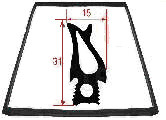 картинка Rational: 2000396p SCC Line 101 GASKET 770x475 mm УПЛОТНЕНИЕ 770х475 мм от магазина Одежда+