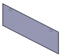 картинка ДВЕРЬ СТЕКЛЯННАЯ ДЛЯ ПЕЧИ - Внутренняя высота камеры 23 см DOOR GLASS FOR DECK OVEN - CHAMBER INNER HEIGHT 23 cm PRC 85/1 PTRS-0144 от магазина Одежда+