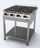 картинка Плита DOMINATOR ПЭИ-4/G1 D, 1 конфорка по 5 кВт, 3- конфорки по 3,5 кВт ;потребляемая мощность- 15,5кВт. от магазина Одежда+