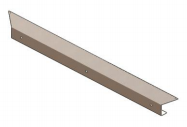 картинка ПРОКЛАДКА ДВЕРИ " ВЕРХНЯЯ" - НЕРЖАВЕЮЩАЯ СТАЛЬ DOOR GASKET "UPPER" - STAINLESS STEEL PRR 30/6 PDSR-0070 от магазина Одежда+